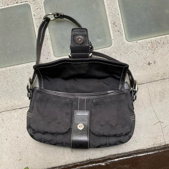 COACH - Y2K Black Braided Soho Satchel - Picture 5 of 5